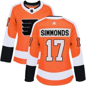 Damen Philadelphia Flyers Trikot Wayne Simmonds 17 Orange Authentic